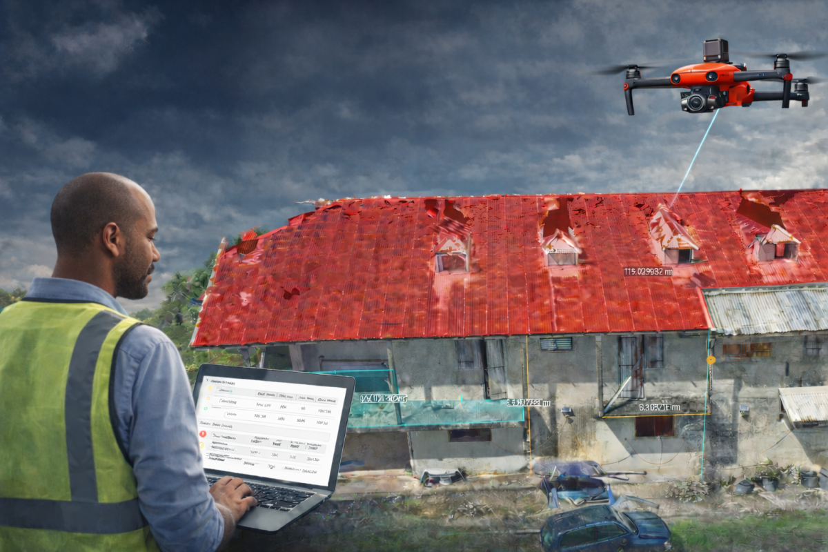 Inspection technique et suivi d’infrastructures par drone Modélisation 3D, photogrammétrie et analyse d’ouvrages pour le bâtiment, les collectivités et les assureurs.